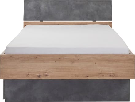 B Bright Bed Lafabrica - 120 x 200 cm - artisan oak/stone