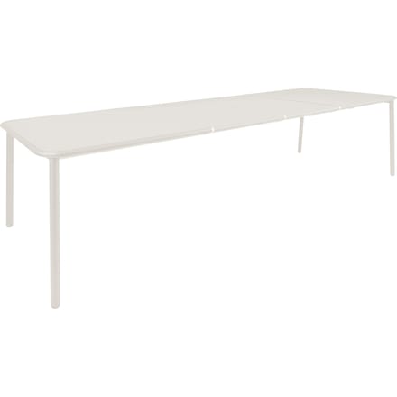 Emu Yard tafel - aluminium - wit - L (uittrekbaar)