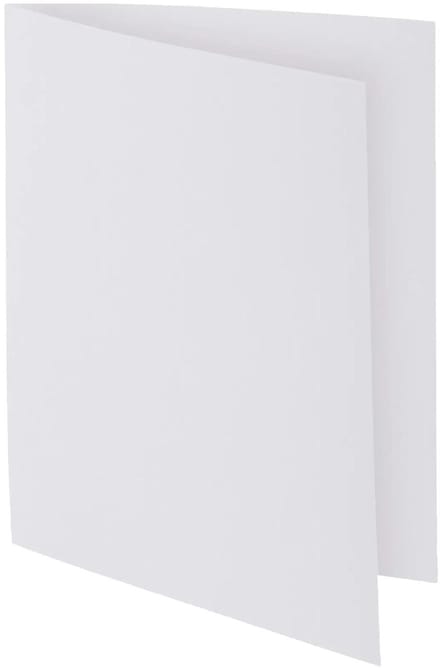 Exacompta 10x ROCK''S 210 Pak van 10 dossiermappen 210g/m2 24x32cm voor A4. - Wit - 217117E