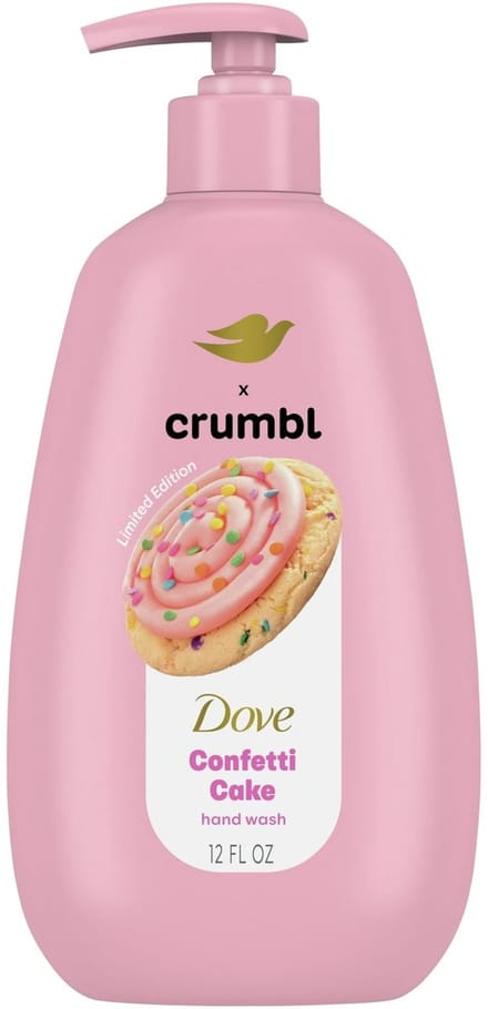 Dove Crumbl Moisturizing Liquid Hand Soap Confetti Cake