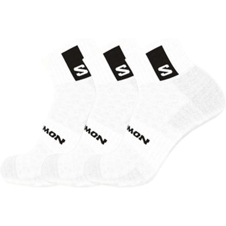 Salomon Everyday Ankle 3-Pack, hardloopsokken, wit