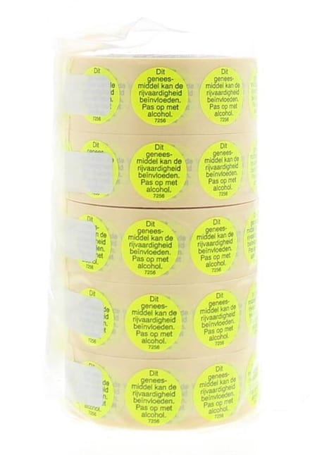 Sticker Rijvaardigheid - 2500St