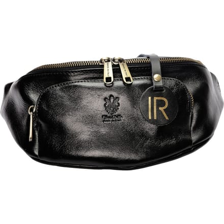 Isabella Rhea Zwart Rundleer Tas