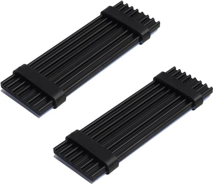 M.2 2280 SSD Koellichaam voor PC en PS5, Aluminium Koelblok met Warmtepad (2 Stuks)