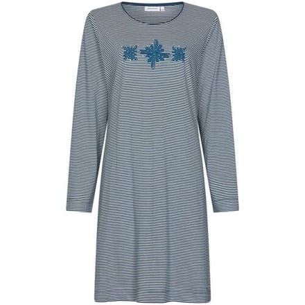 Pastunette - Blue Bloom - Nachthemd - Blauw - Bio Katoen - Maat 36