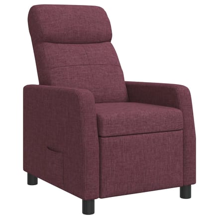 vidaXL - Recliner - Paars - Stof