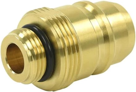ProPlus LPG nippel - Euroconnector - Spanje en Portugal - messing - 22 mm - goud