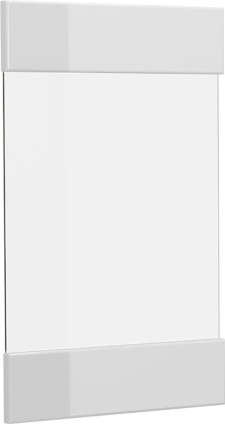 Vicco R-Line Keukenfront – 39.6 x 59 cm meubelfront voor de glazen hangkast Wit Hoogglans