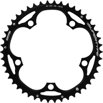 Miche Kettingblad Shimano Supertype 46t 130 Mm Zwart