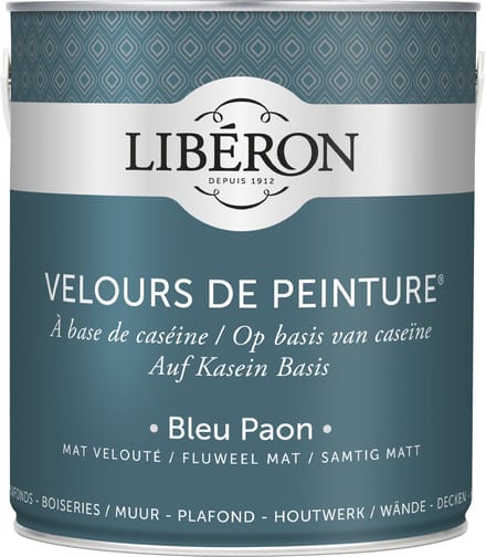 Liberon Velours De Peinture Muurverf - Mat - Bleu Paon - 0,5l