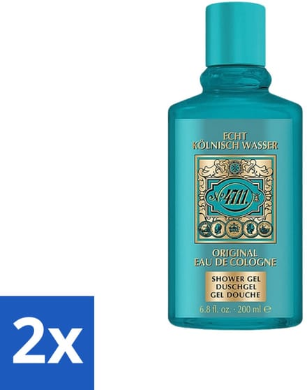 4711 - Echt Kölnisch Wasser - Douche Gel - Original Eau De Cologne - 200 ml - Voordeelverpakking - 2 stuks
