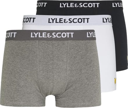 Lyle & Scott Basic Core Trunk Boxershorts Heren (3-pack) - Maat M