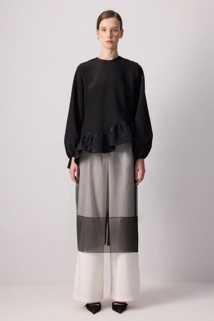 Touché Privé - Organza rok - Zwart - Dames