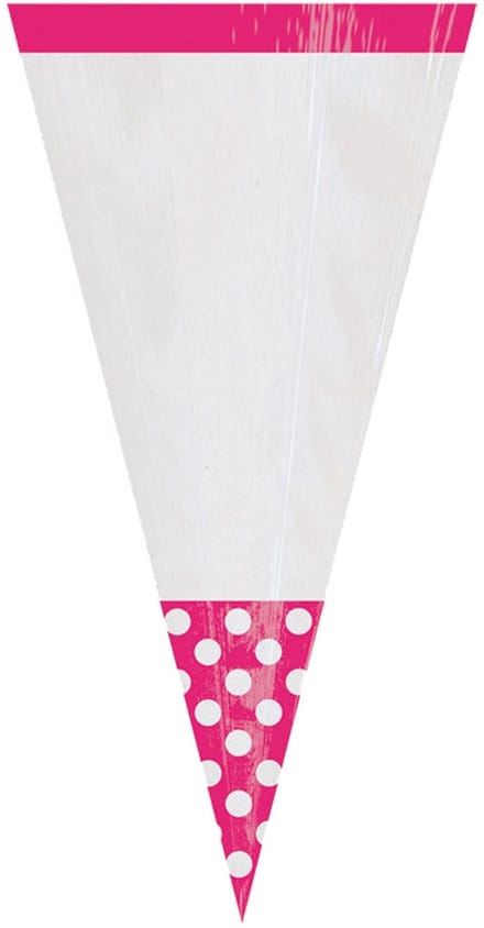Amscan Feestzakjes Polkastip 24,7 Cm 10 Stuks Roze