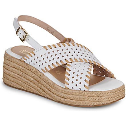 Sandalen met sleehak Stonefly IVORY 2 NAPPA LTH
