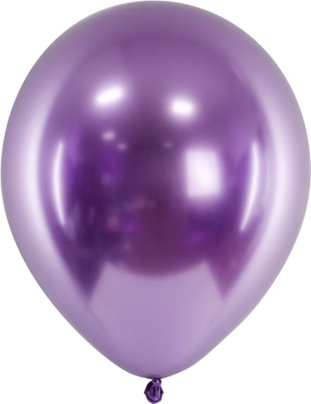 Ballonnen Rosé Goud Glossy Glanzend (10st)