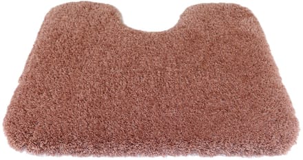 PRIMA - Dolce - WC mat - 50x60cm - oud roze - antislip - met uitsparing 21cm