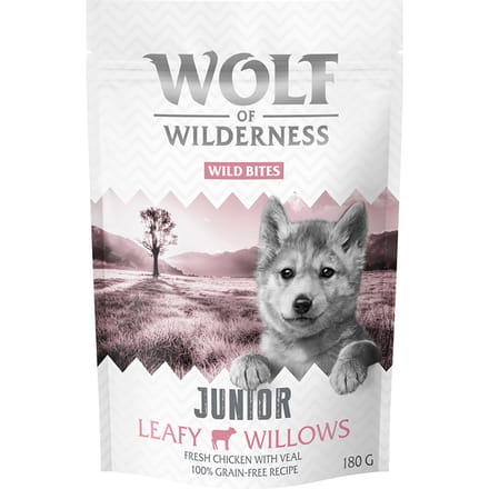 180g Wild Bites Junior Wolf of Wilderness Hondensnacks