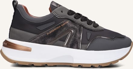 Alexander Smith Liverpool Sneakers - Leer - Dames - Grijs - Maat 39