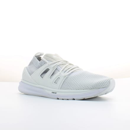 Puma B.O.G EvoKnit Wit Textiel Heren Veterschoenen 363669 02