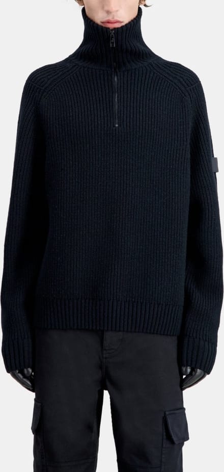 The Kooples ZWARTE WOLLEN TRUI Maat L
