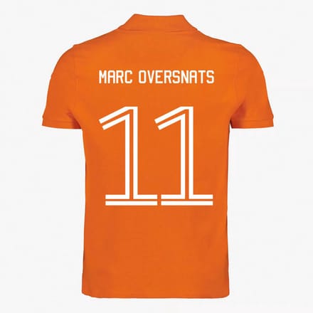 Oranje WK-EK Polo Shirt – Marc Oversnats M
