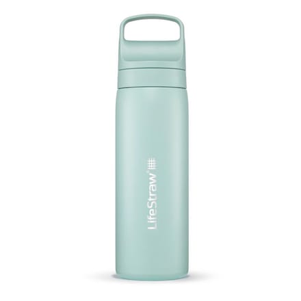 LifeStraw waterfilterfles Go 2.0 Seafoam RVS geïsoleerd 500 ml - Licht Groen