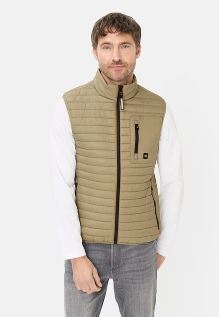 camel active Bodywarmer met waterafstotende functie - Maat - Khakimenswear-M