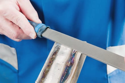 Werkplaatsvijl platte stomp 300 mm - Ergonomische vijl voor grove verspaning