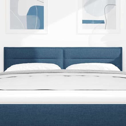 vidaXL Hoofdbord Blauw 144 cm Stof