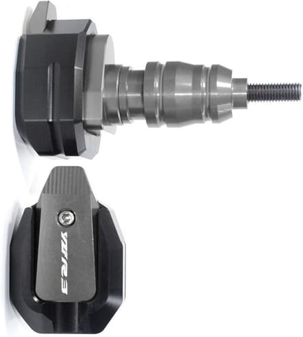 Frame Sliders Motor - Valbescherming Motorfiets - Bescherming Motor - Kuip Beschermer - Set van 2 - Titanium