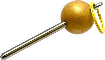 Boulemaus - Jeu de Boules - Traceur de terrain - kleur goud - V2A roestvrij staal