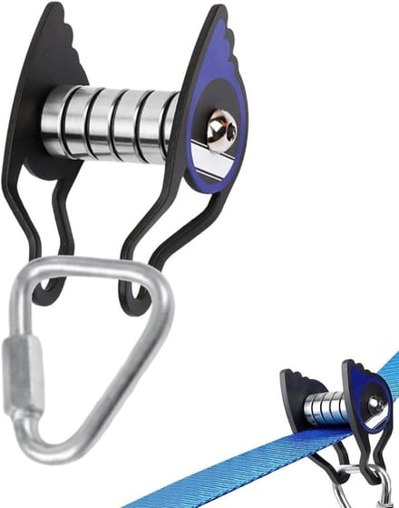 Klimkatrol - Touwrol - Buiten spelen - Robuuste constructie - 113 kg capaciteit - Zilver