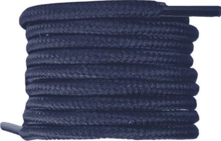 *** Donkerblauwe Veters 120cm Lang - Schoenveter - 120 cm Sneaker Veter - 4 mm dikte - van Heble® ***