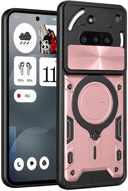 Hoesje geschikt voor Nothing Phone (3a) - Techsuit CamGuard Pro Back Cover - Roségoud