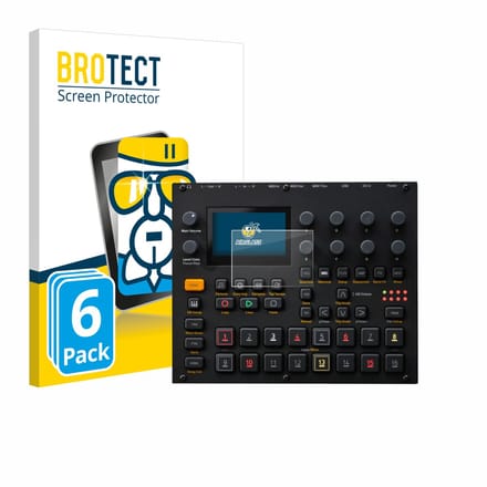 Screenprotector 6 Stuks voor Elektron Digitakt II Beschermglas transparant