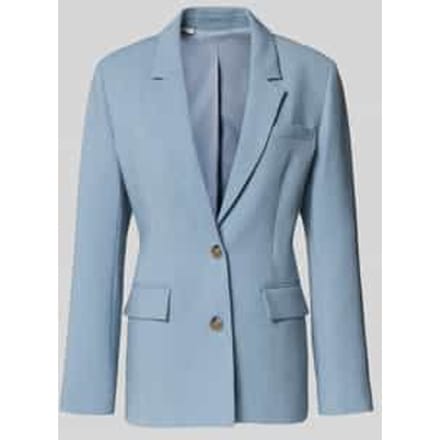 Regular fit longblazer met reverskraag model 'RITA'