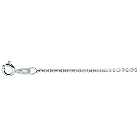 Zilveren Collier anker rond 1 1018837 60 cm