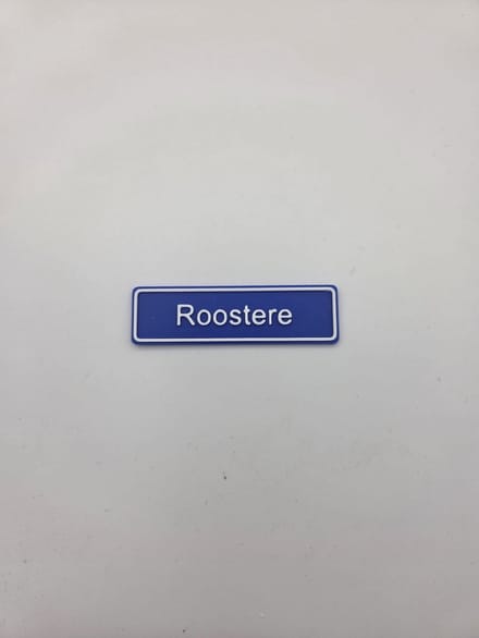 3D plaatsnaam speldje Roostere