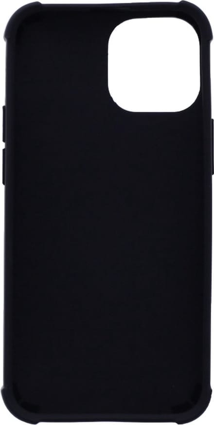 LuxeBass Hoesje geschikt voor Apple iPhone 13 Mini - Anti Shock - Zwart