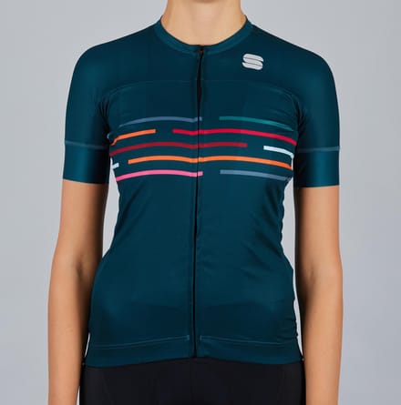 Sportful Short Sleeve Fietsshirt Dames - Groen - Maat L