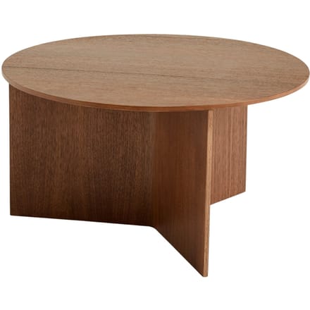 HAY Slit Tafel Wood rond XL - walnoot