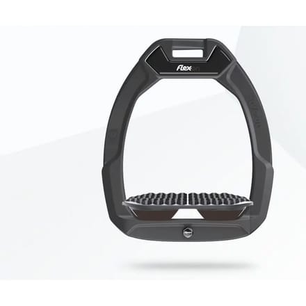 Veiligheidsstijgbeugels Paardrijden Endurance Antraciet/Grijs/Bruin Flex-On Safe-On