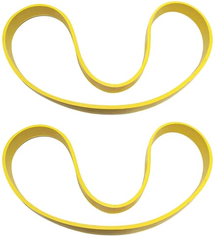 Bandzaagbanden - Rubberen banden - Houtbewerking - Antislip werking - Set van 2 - Geel