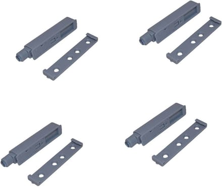 4 Stuks Deuropener Push-to-Open met Rubberen Punt