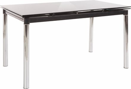 Nelson-Eettafel - Zwart met Glas