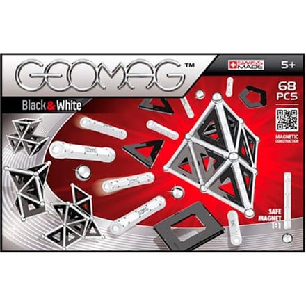 Geomag bouwset zwart-wit - 68 stuks