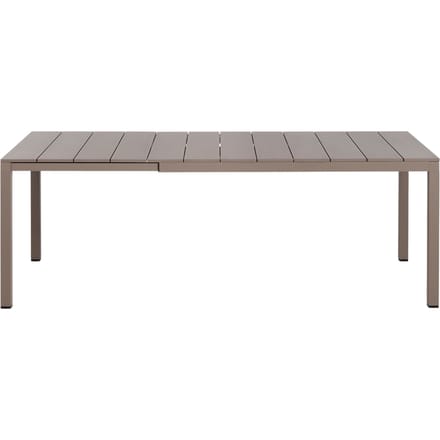 Nardi Rio Alu Uitschuifbare tafel 140 cm - tortora