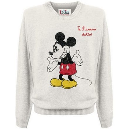 hoodie man mc2 heilige Barth - reiger mickey zei 10 emb - creme
