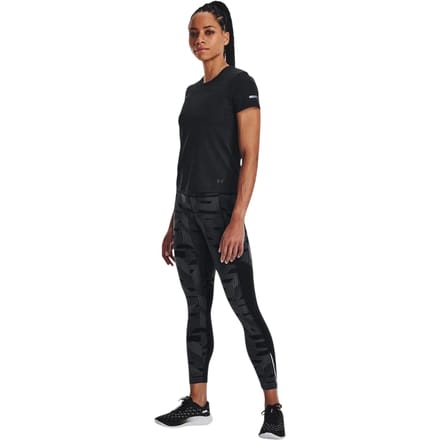 Under Armour Stride Regular T-shirt voor dames (Zwart)